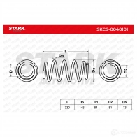 Пружина STARK 1437798253 D8R6 3 skcs0040101 - Изображение 6