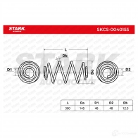Пружина STARK Z 0OX0G1 1437798921 skcs0040155 - Изображение 5
