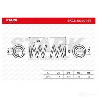 Пружина STARK 1437796268 skcs0040497 JZF OQ - Изображение 5