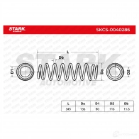 Пружина STARK 1437799349 MXLI C skcs0040286 - Изображение 6