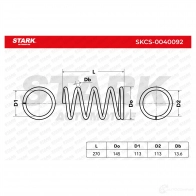 Пружина STARK 1437799025 4G ALVA skcs0040092 - Изображение 6