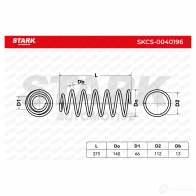 Пружина STARK 1437797475 skcs0040196 B 5N6QZ - Изображение 5