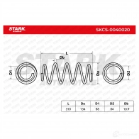 Пружина STARK Y5E YF skcs0040020 1437796142 - Изображение 5