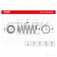 Пружина STARK 1437798979 P EGQF skcs0040001 - Изображение 6