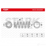 Пружина STARK 1437796886 skcs0040157 G H7SRC - Изображение 6