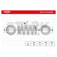 Пружина STARK 1437799604 skcs0040061 OMD YVEN - Изображение 6