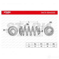 Пружина STARK 1437799595 skcs0040233 AB 6CICC - Изображение 4