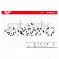 Пружина STARK 1437798249 skcs0040048 YD5HE 5 - Изображение 6