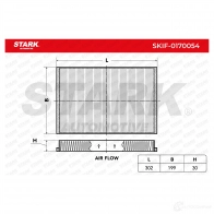 Салонный фильтр STARK skif0170054 1438020453 C3H8 NGP - Изображение 3