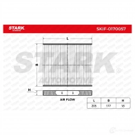 Салонный фильтр STARK 1438020619 QOI H3 skif0170057 - Изображение 2