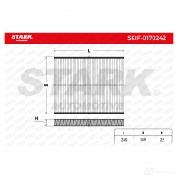 Салонный фильтр STARK skif0170242 1438020456 OKF L3 - Изображение 2