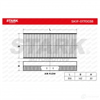 Салонный фильтр STARK P WF2PRV 1438020811 skif0170038 - Изображение 3