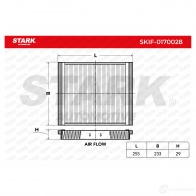 Салонный фильтр STARK 1438020642 skif0170028 ZSCY GO0 - Изображение 4