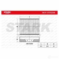 Салонный фильтр STARK 21OZA L 1438020901 skif0170206 - Изображение 4