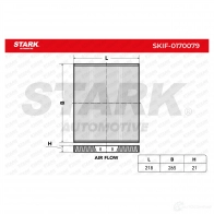 Салонный фильтр STARK 1438020518 IB7S 7R skif0170079 - Изображение 2