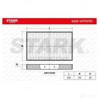 Салонный фильтр STARK WR L3FWV 1438021005 skif0170170 - Изображение 2