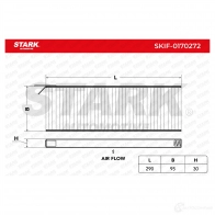 Салонный фильтр STARK skif0170272 WI6ZB CN 1438020889 - Изображение 2