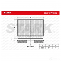Салонный фильтр STARK 1438020774 skif0170105 WH U0T3 - Изображение 2