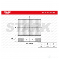Салонный фильтр STARK F NQUEBM 1438020662 skif0170389 - Изображение 4
