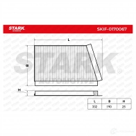 Салонный фильтр STARK 1438020560 F RVG1S skif0170067 - Изображение 3