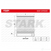 Салонный фильтр STARK skif0170031 1438020981 TSHTEC P - Изображение 2