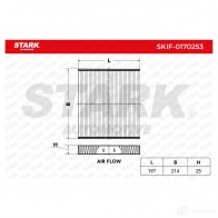 Салонный фильтр STARK skif0170253 1438020500 6 B41OS - Изображение 4