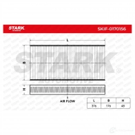 Салонный фильтр STARK skif0170156 0X42D 6W 1438021152 - Изображение 2