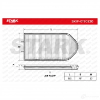 Салонный фильтр STARK S8OC 5T skif0170220 1438021090 - Изображение 2