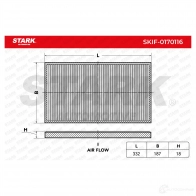 Салонный фильтр STARK skif0170116 79DX1 NL 1438020617 - Изображение 2