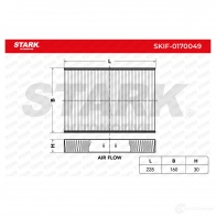 Салонный фильтр STARK KWI7 EZ5 skif0170049 1438020483 - Изображение 3
