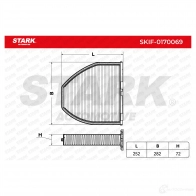Салонный фильтр STARK H CGWV4 skif0170069 1438021035 - Изображение 2