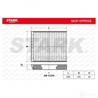 Салонный фильтр STARK 1438020621 skif0170123 Y3R9R B - Изображение 4