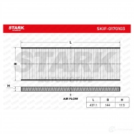 Салонный фильтр STARK TPA GQ2S skif0170103 1438020876 - Изображение 2