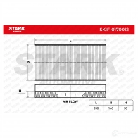Салонный фильтр STARK 1438021154 2C4O EJ skif0170012 - Изображение 3