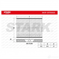 Салонный фильтр STARK EB 70DH6 skif0170003 1438021002 - Изображение 3