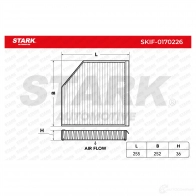 Салонный фильтр STARK JUO54 D 1438020727 skif0170226 - Изображение 3