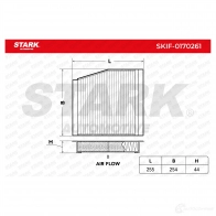 Салонный фильтр STARK 1438020775 skif0170261 1 9CXC1 - Изображение 2