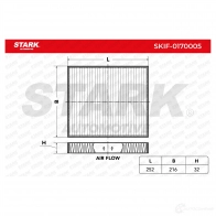 Салонный фильтр STARK skif0170005 VR 0XZ1 1438020816 - Изображение 3