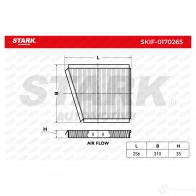 Салонный фильтр STARK 1438021187 skif0170265 CNTTY3 L - Изображение 3