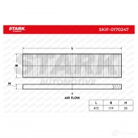 Салонный фильтр STARK skif0170247 7GEVH AO 1438020751 - Изображение 2