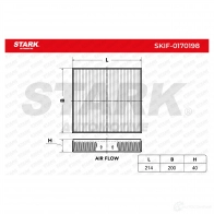 Салонный фильтр STARK 6ZC4S S1 skif0170198 1438020806 - Изображение 3