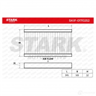 Салонный фильтр STARK 1438021183 skif0170252 1A DGK81 - Изображение 2