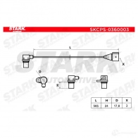 Датчик положения коленвала STARK 7NWF2 PI skcps0360003 1438014624 - Изображение 3