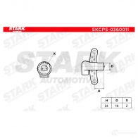 Датчик положения коленвала STARK 1438014660 skcps0360011 H I0G5 - Изображение 3