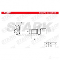 Датчик положения коленвала STARK skcps0360038 1438014763 4LM G3 - Изображение 5