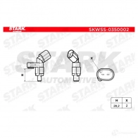 Датчик АБС STARK skwss0350002 W BLIMM9 1437773531 - Изображение 5