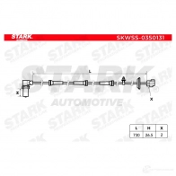 Датчик АБС STARK 5L1M 7 skwss0350131 1437773561 - Изображение 5