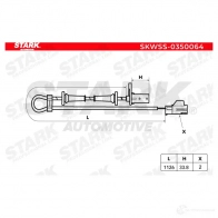 Датчик АБС STARK L4M4 A7 skwss0350064 1437778345 - Изображение 2