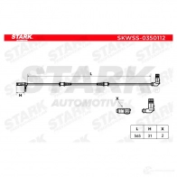 Датчик АБС STARK 1437775350 SWYXR F skwss0350112 - Изображение 3