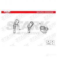 Датчик АБС STARK skwss0350008 1437773595 DB6P Q - Изображение 6